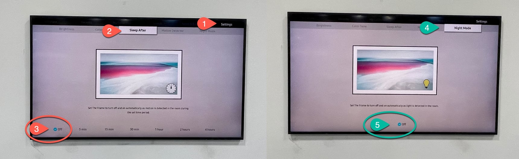 Image Burn In with Samsung Frame TV