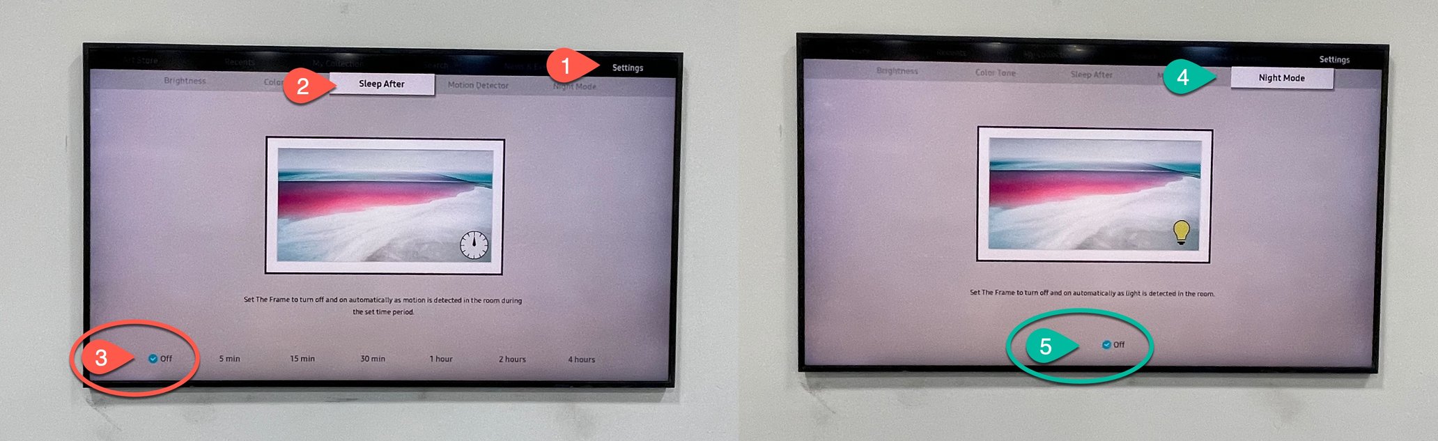 TV Adjustments with Deco TV Frames