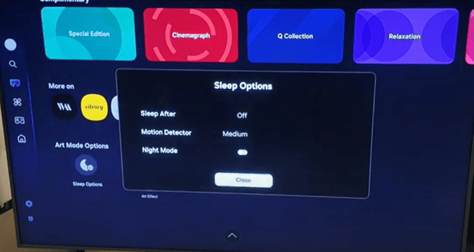 Samsung Frame TV Art Mode Options