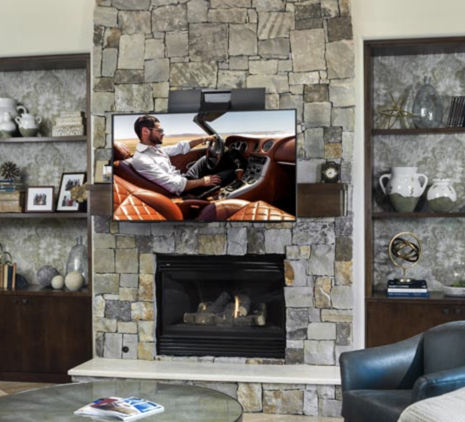 Nexus21 - TV Lift over fireplace