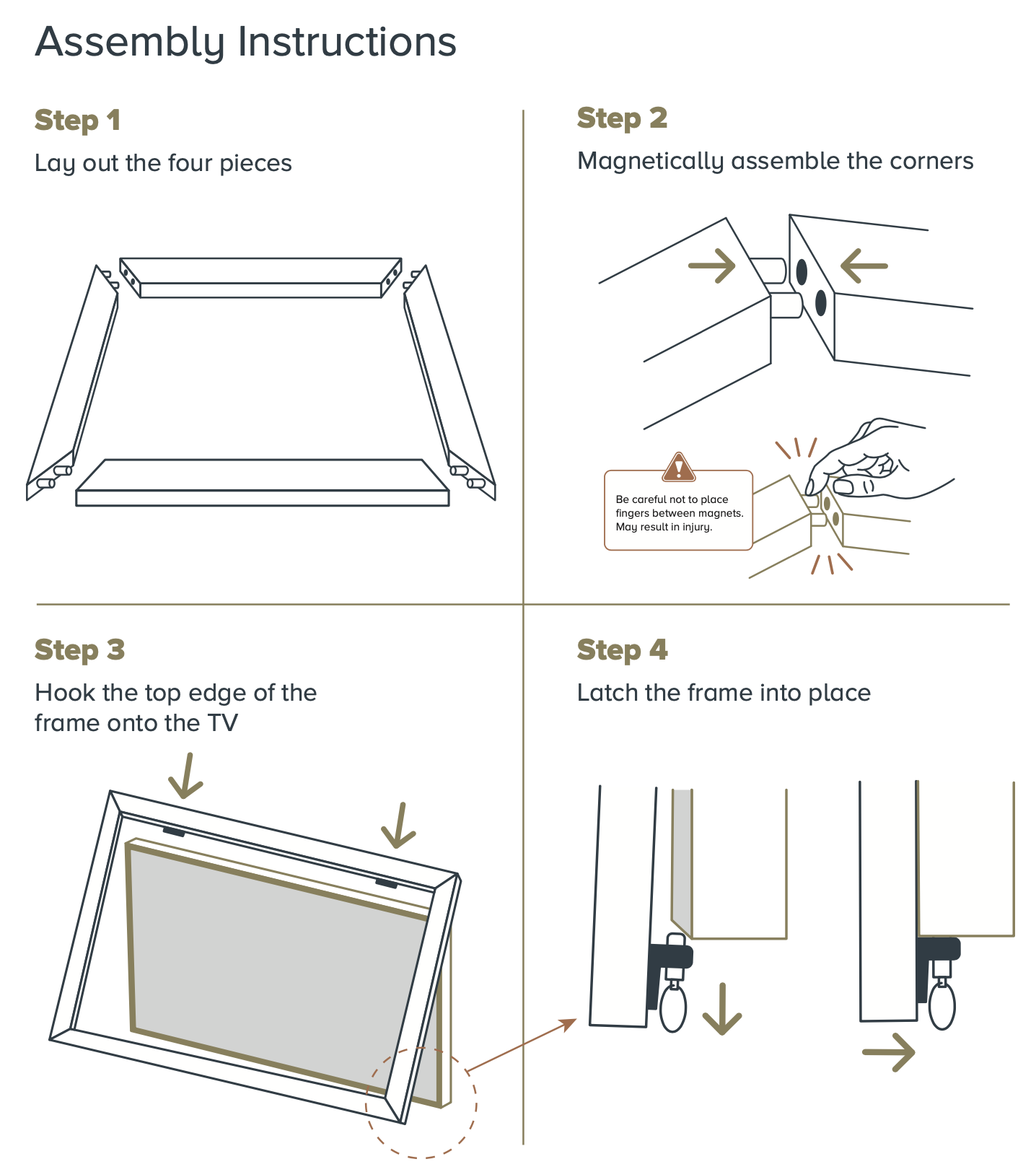 How To Install Samsung The Frame Deco Tv Frames