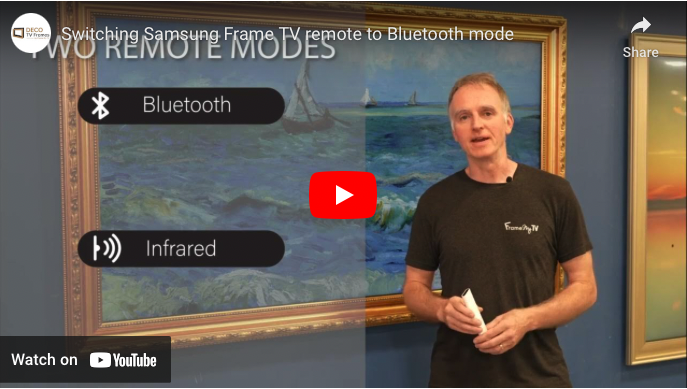 Samsung Frame TV Remote Not Working Pairing