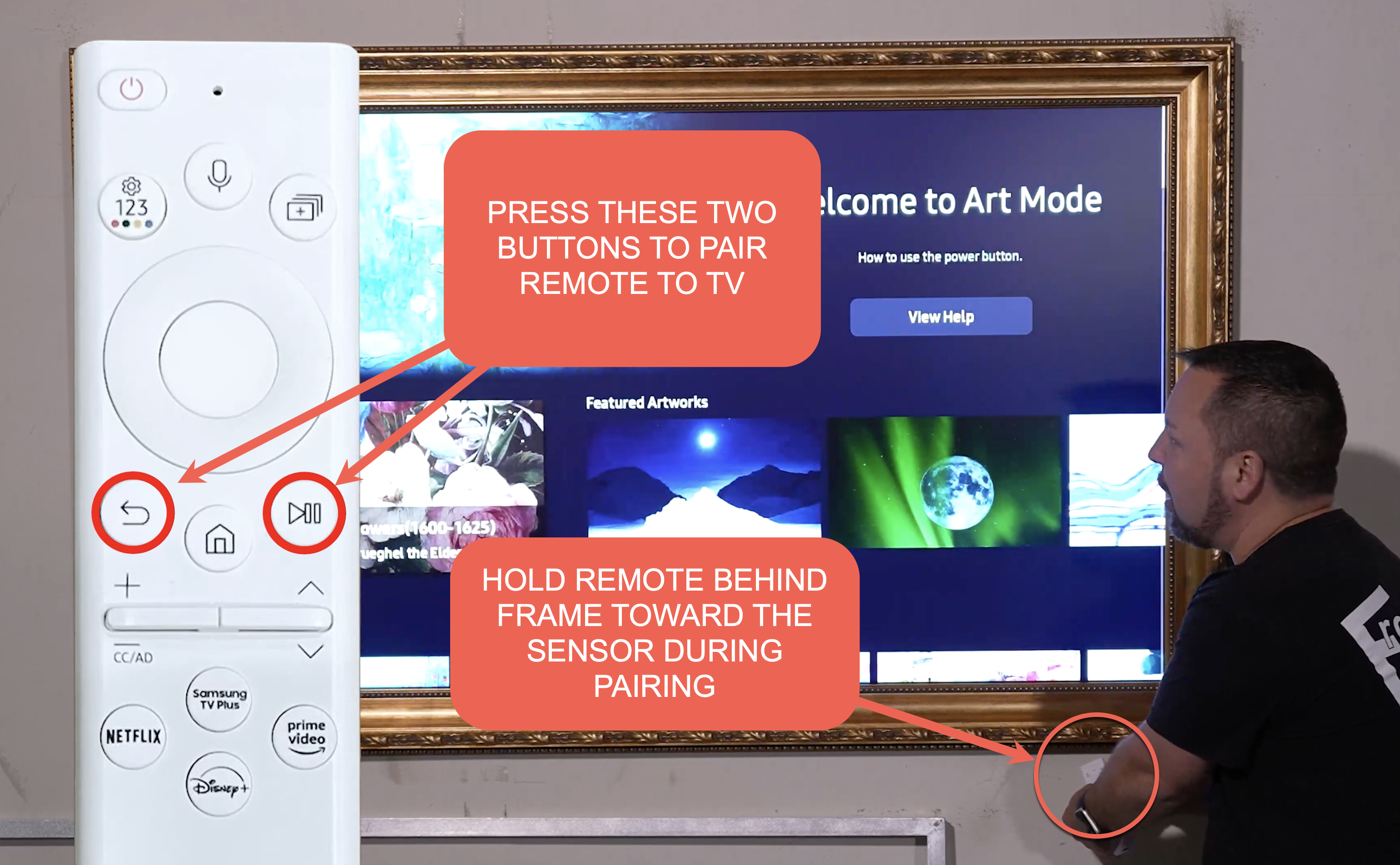 Samsung Frame TV Remote Not Working /