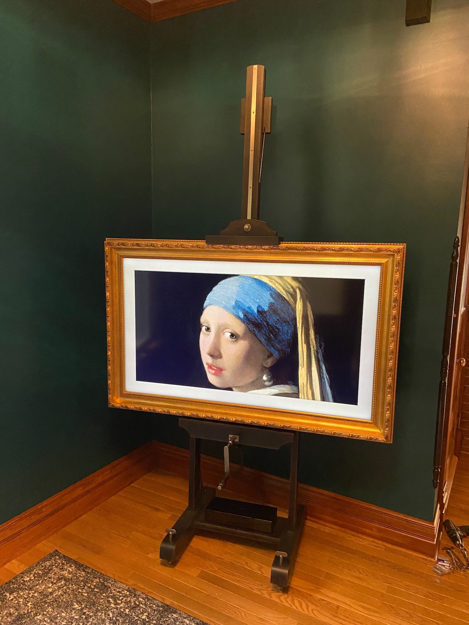 Why I Display My Frame TV on Ballard Designs' Gallery Easel